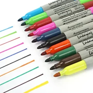 12 színű alkoholos filctoll készlet - permanens marker