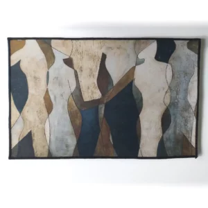 Absztrakt emberalak mintás szőnyeg - 50 x 80 cm