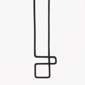 Modern geometriai mintás nyaklánc