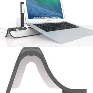 Laptop emelő, hűtő állvány rendszerezővel