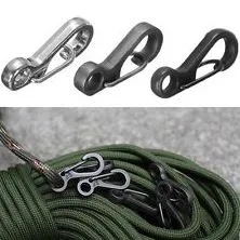 Ajándék férfiaknak 9 Mini acél karabinerek - 6 db