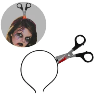 Véres olló fejpánt Halloween jelmez kiegészítő