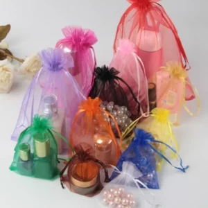 Organza csomagoló tasak 5 db