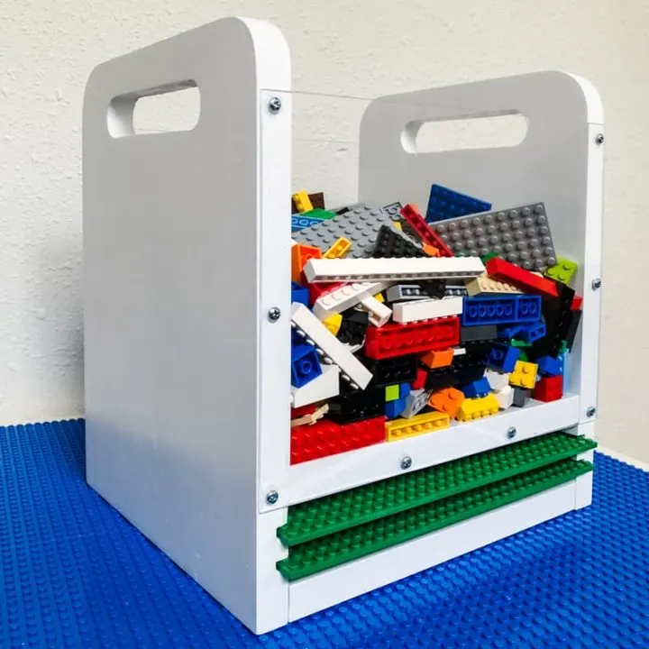 10 LEGO tárolási ötlet, amikre bárcsak előbb rátaláltál volna 10 atlatszo eleju fiok apro elemek lego tarolasara