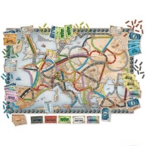 Ajándék gyerekeknek 12 Ticket to Ride Európa - Stratégiai társasjáték