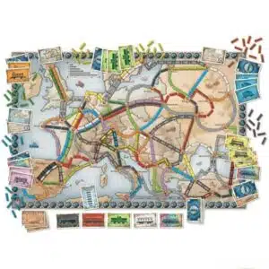 Ajándék gyerekeknek 14 Ticket to Ride Európa - Stratégiai társasjáték